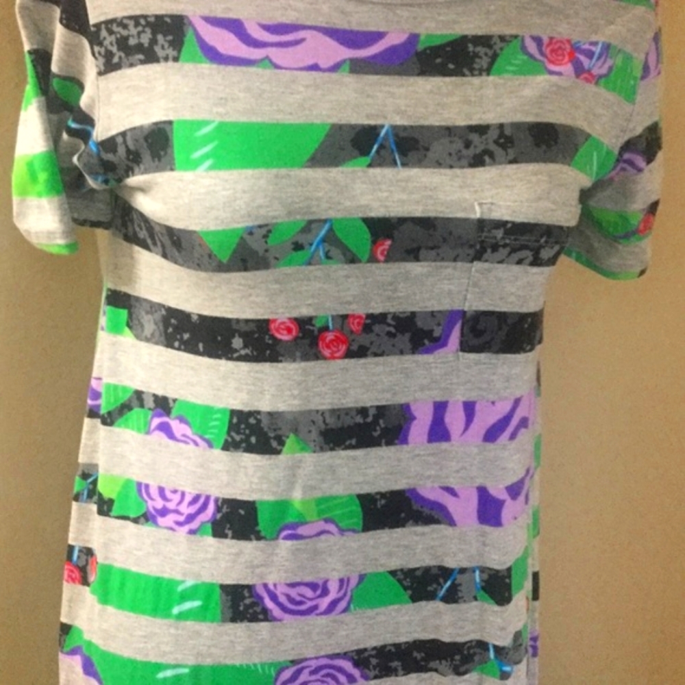 Gray, Black, Purple, Green Carly Dress
